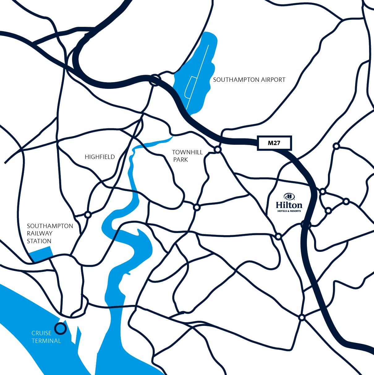 Hilton Ageas Bowl venue map