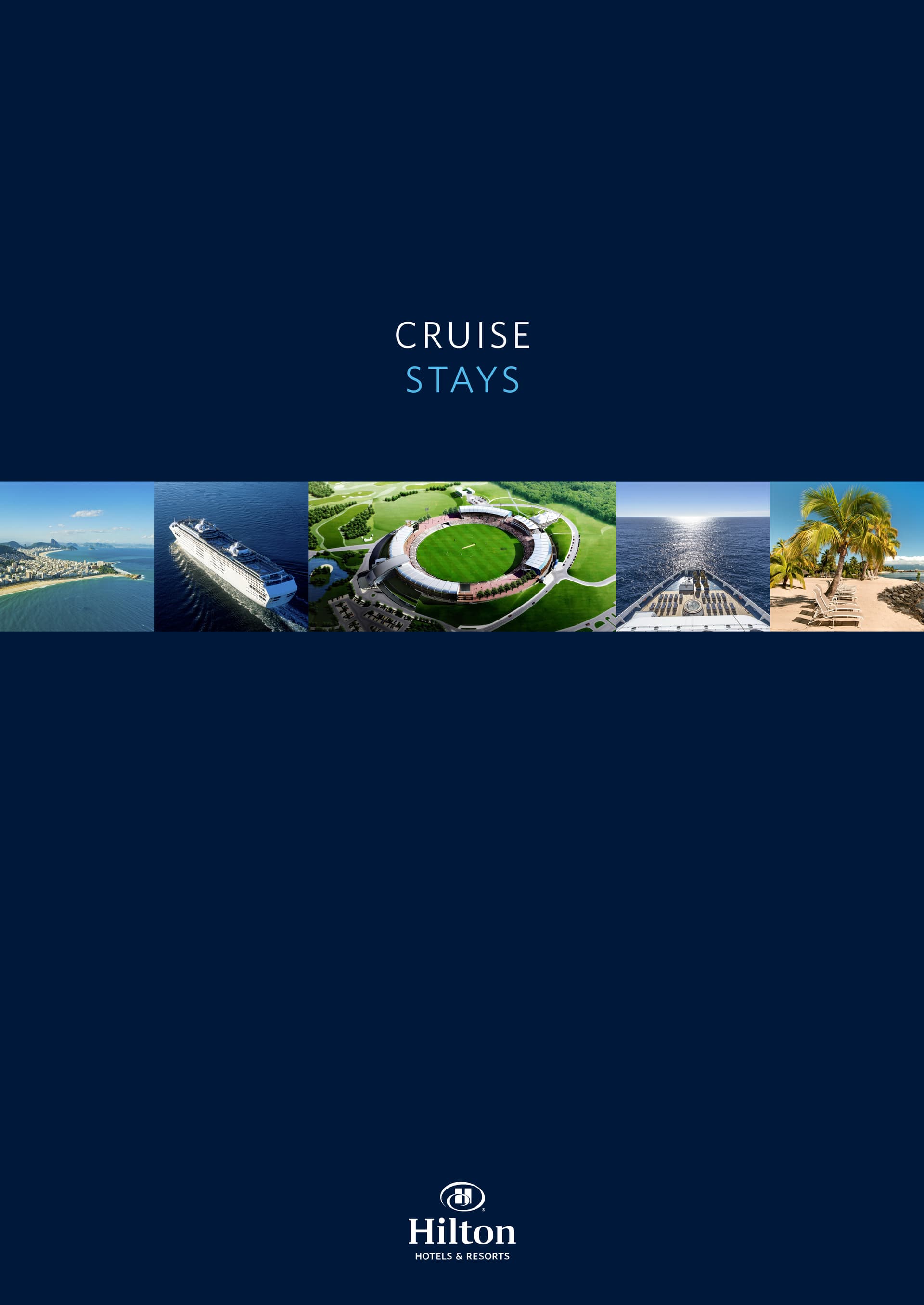 Hilton cruise promotional flyer back