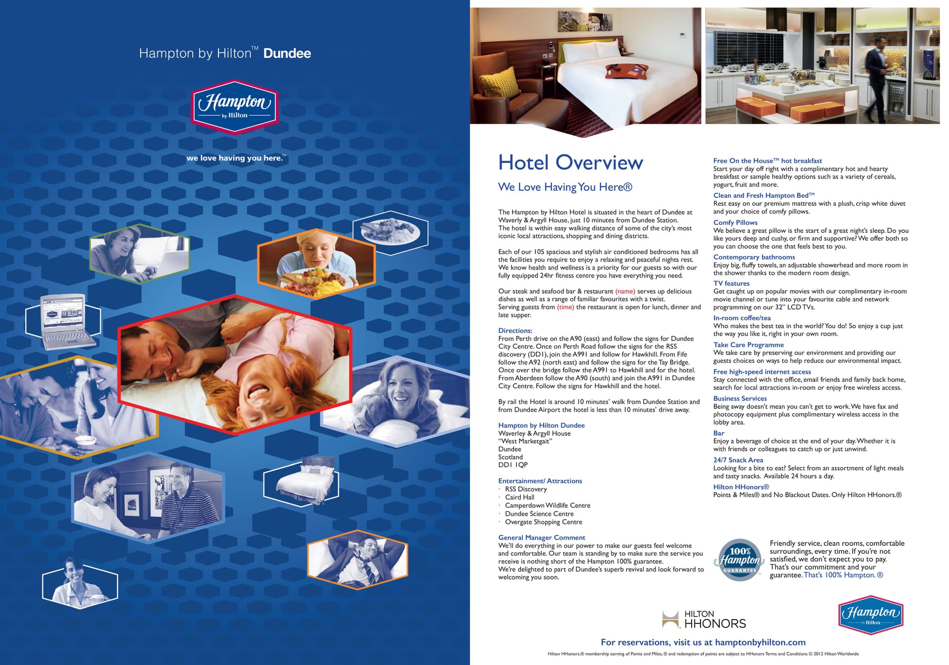 Hampton by Hilton Dundee hotel factsheet