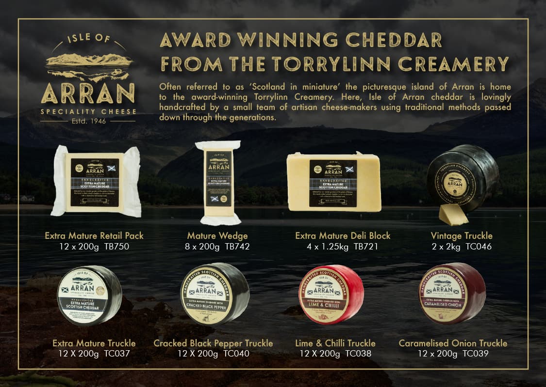Isle of Arran Cheddar design layer 1