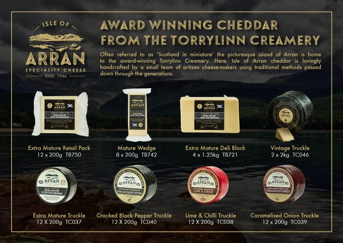 Isle of Arran Cheddar design layer 1