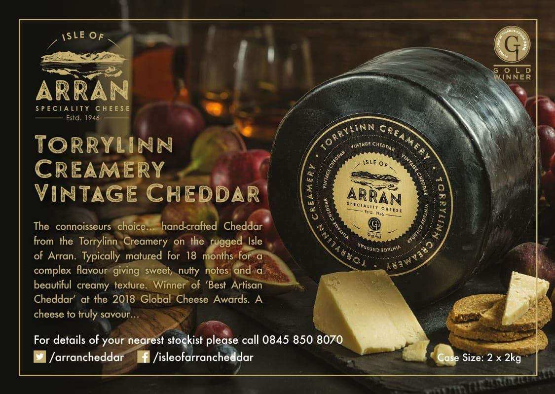 Isle of Arran Cheddar design layer 2