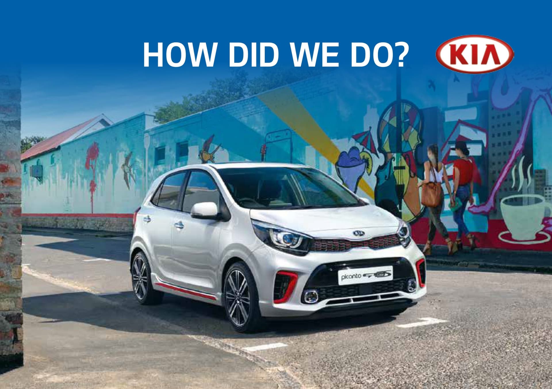 Kia customer satisfaction survey postcard