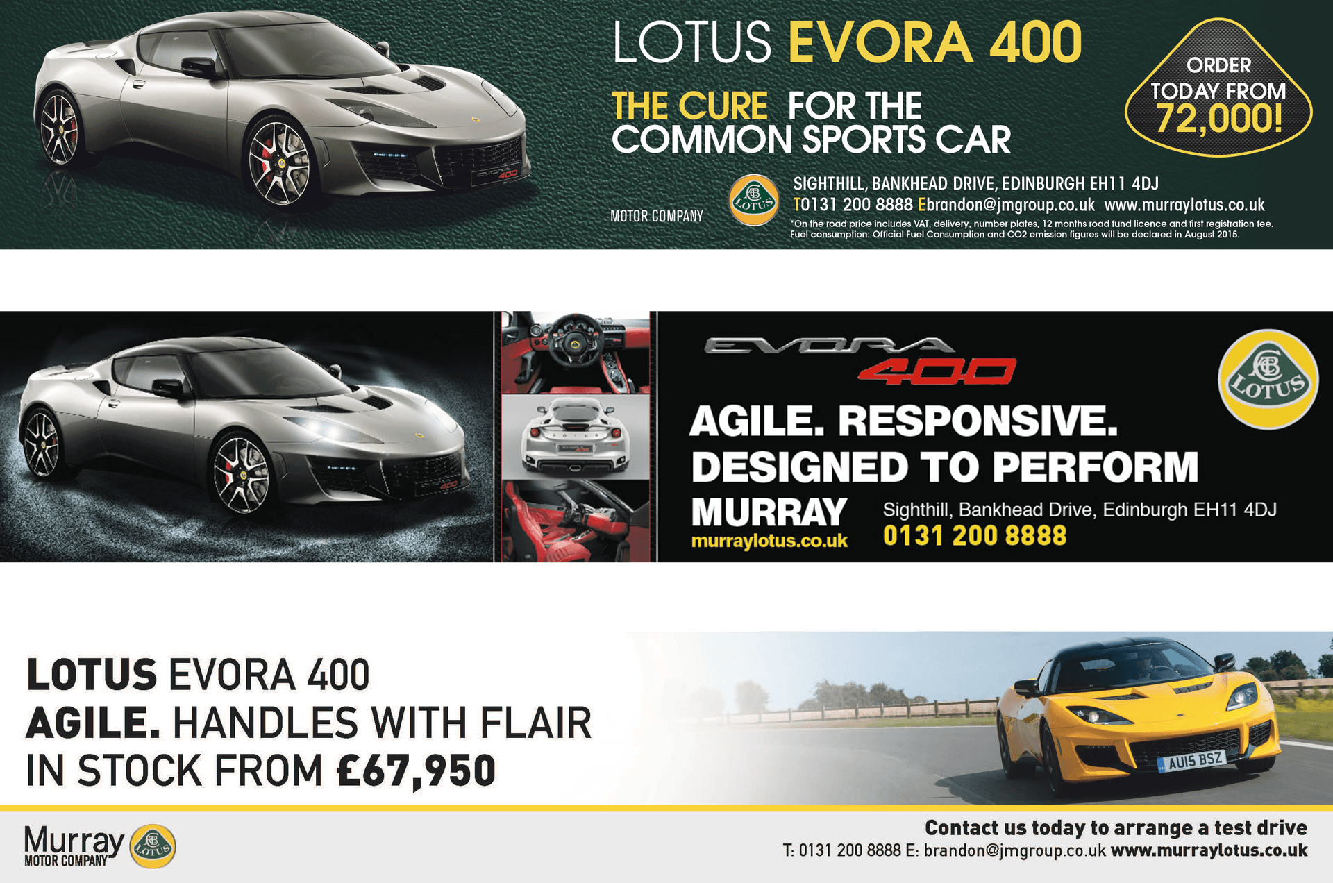 Lotus web banner campaign proofs