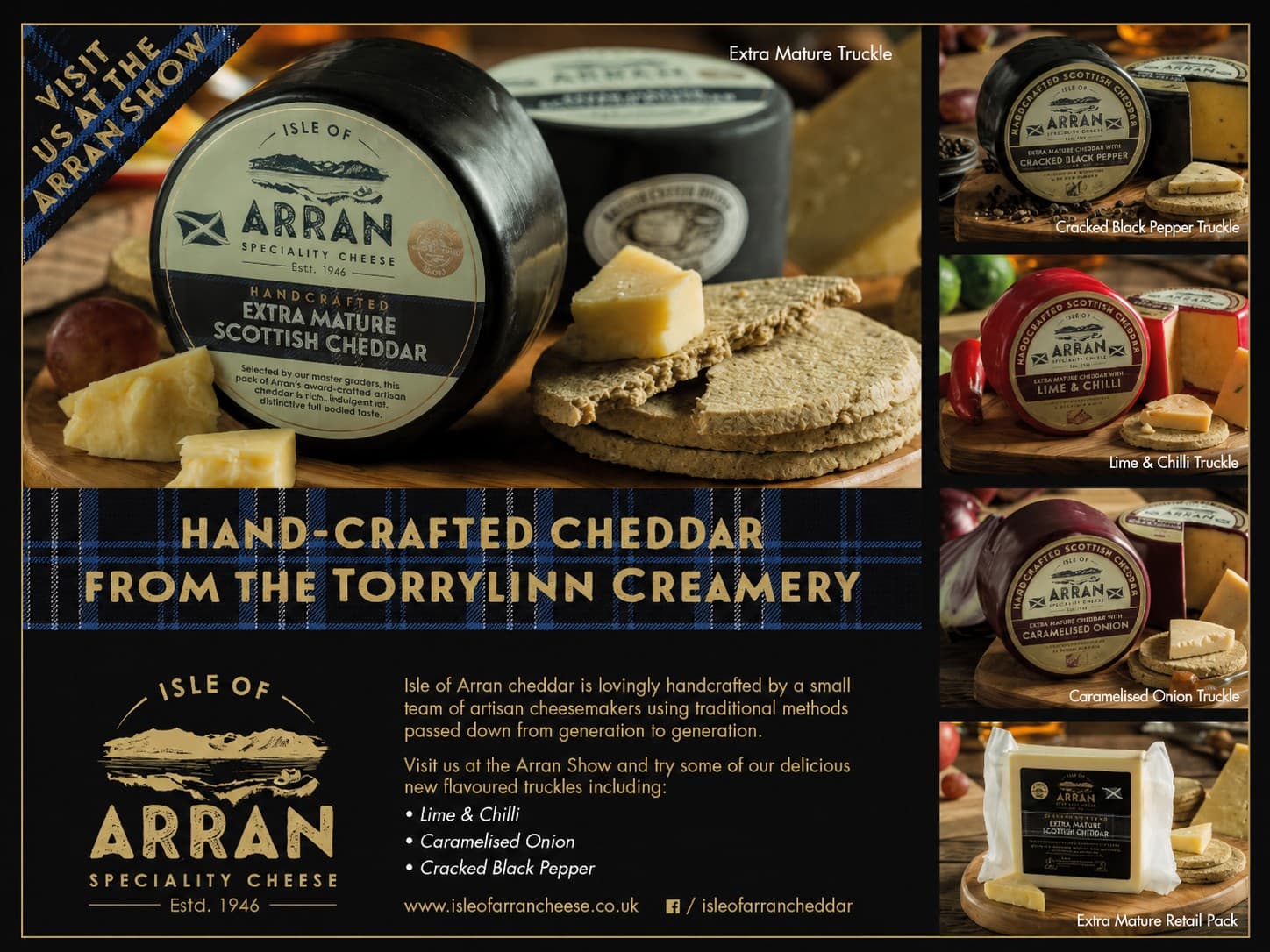 Mull of Kintyre Cheddar First Milk trade press advert