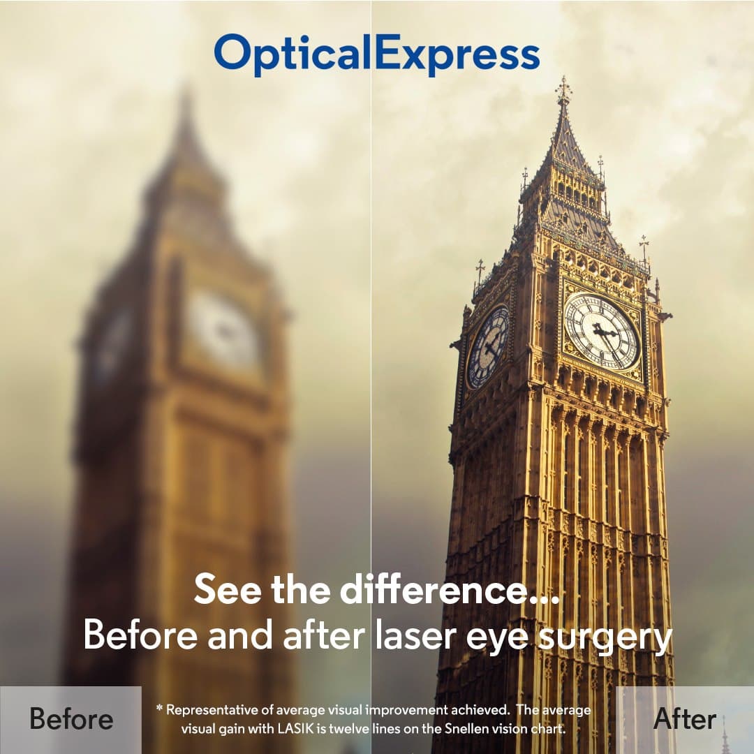 Optical Express social media campaign post 8