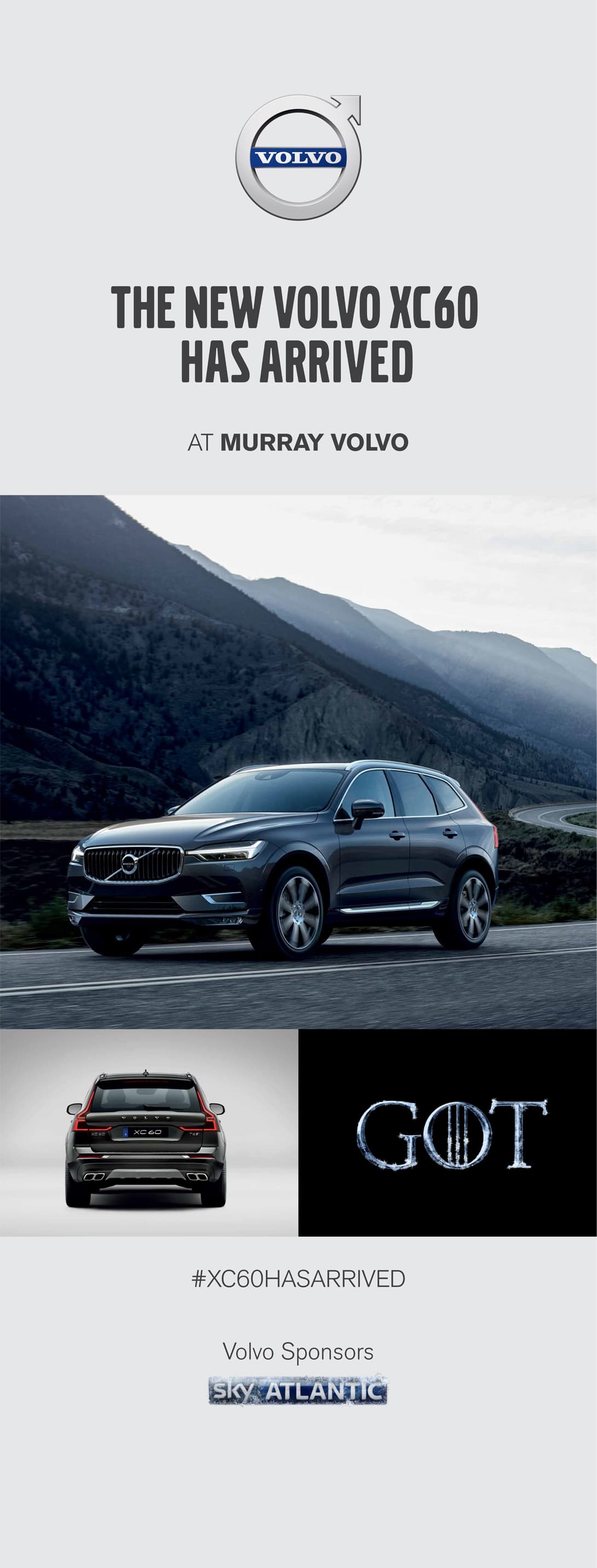 Volvo GOT pop-up display banner