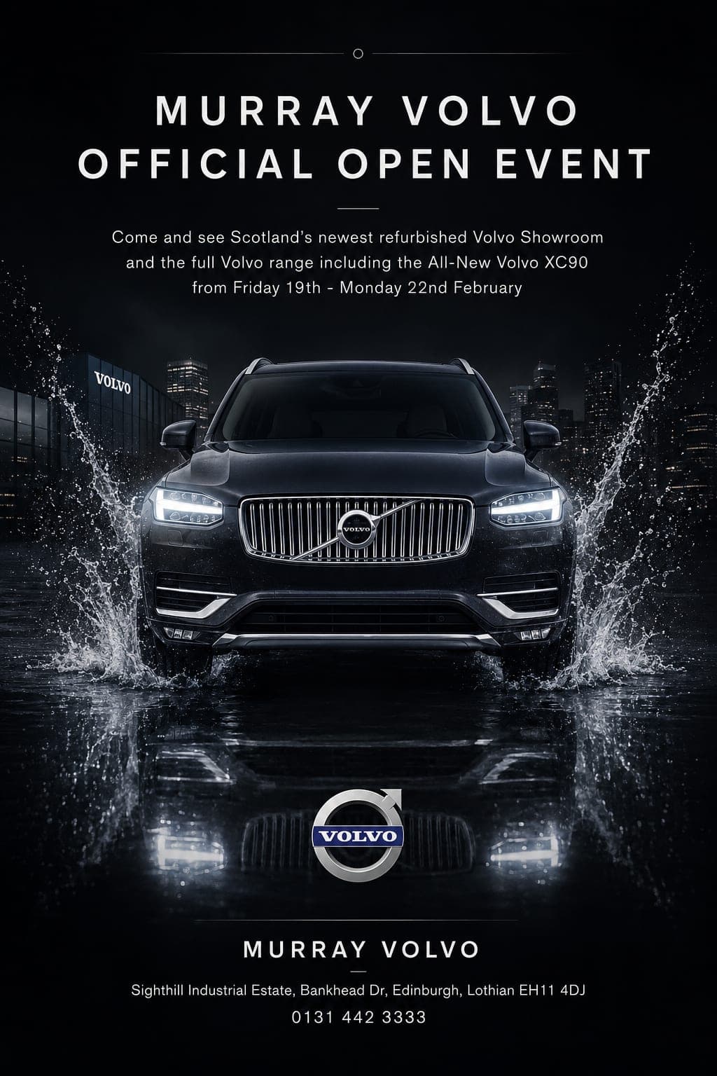 Volvo open event advert