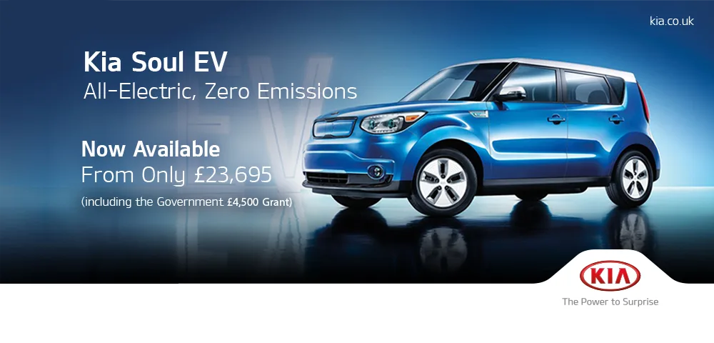 Kia Soul EV digital web banner