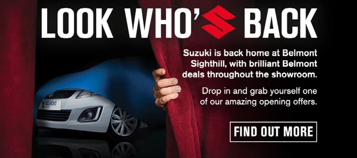 Suzuki animated digital web banner