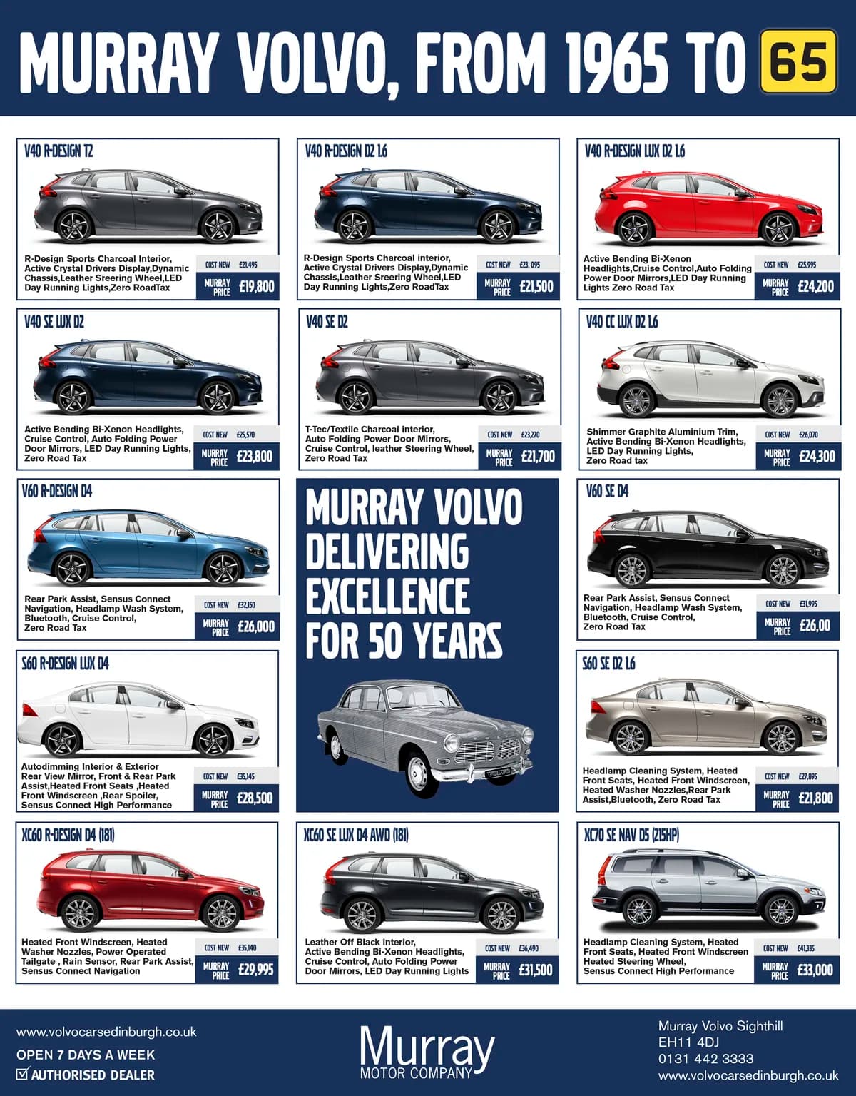 Volvo 65 plate launch dealer campaign