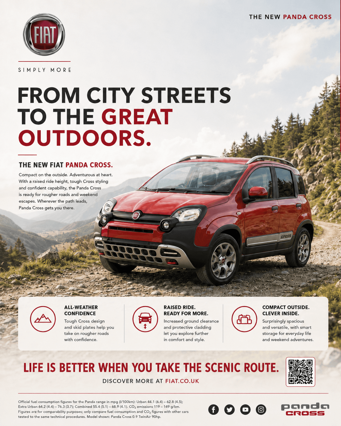 Fiat promotional advert design