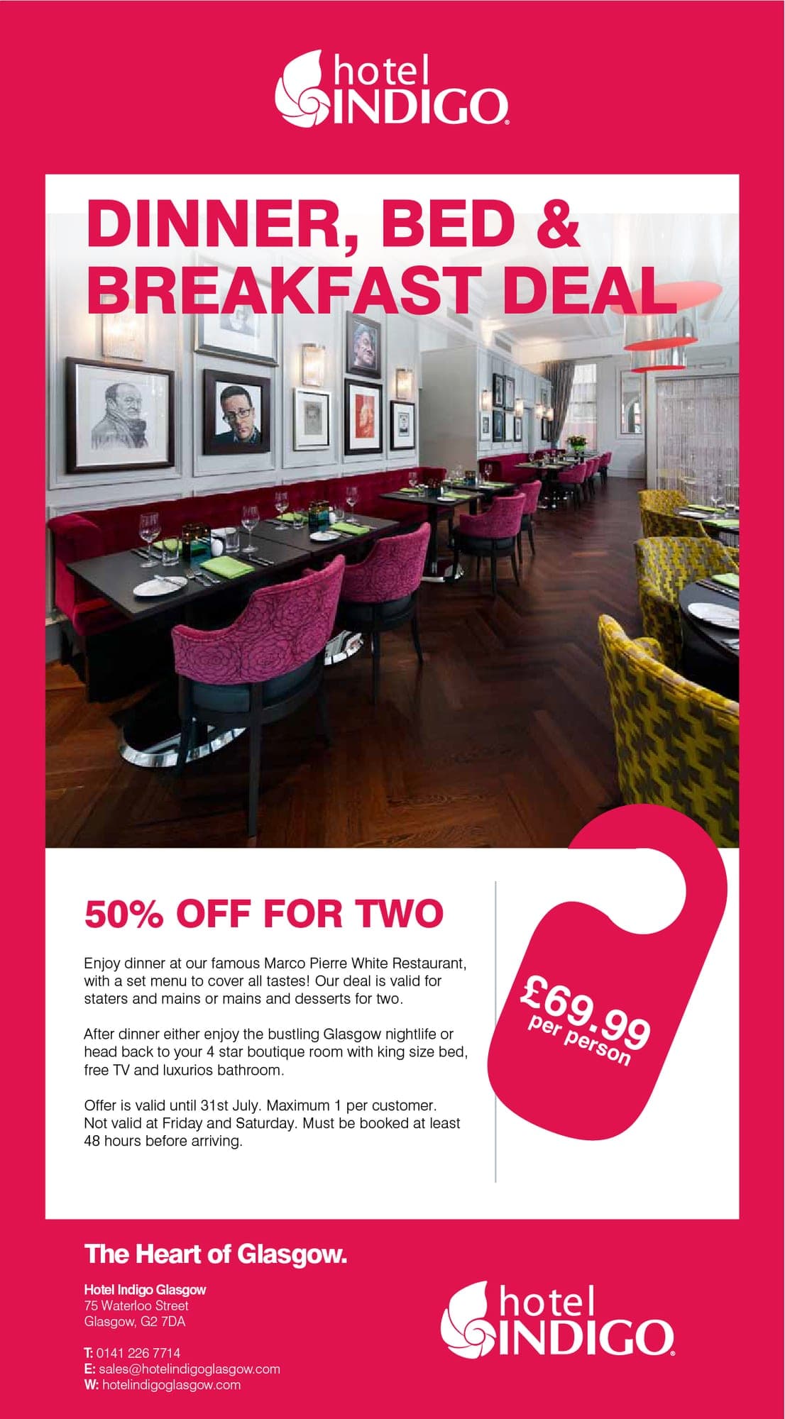 Hotel Indigo email campaign template