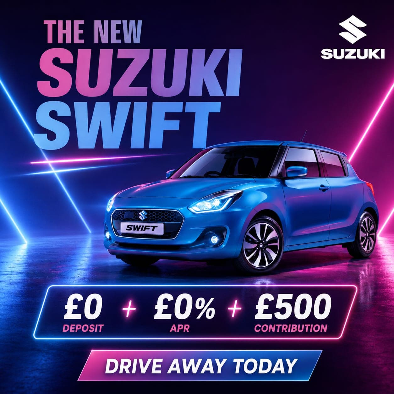 Suzuki Swift social media graphic